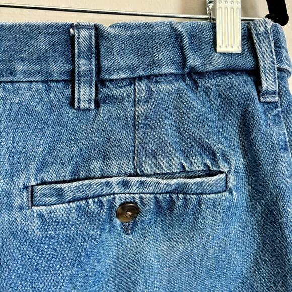 Women’s 90s Y2K Medium Wash Baggy Straight-Leg Jeans Elastic Waistband Size 38 - Picture 5 of 11